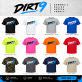 DIRT9 simple logo t-shirt collection mockup